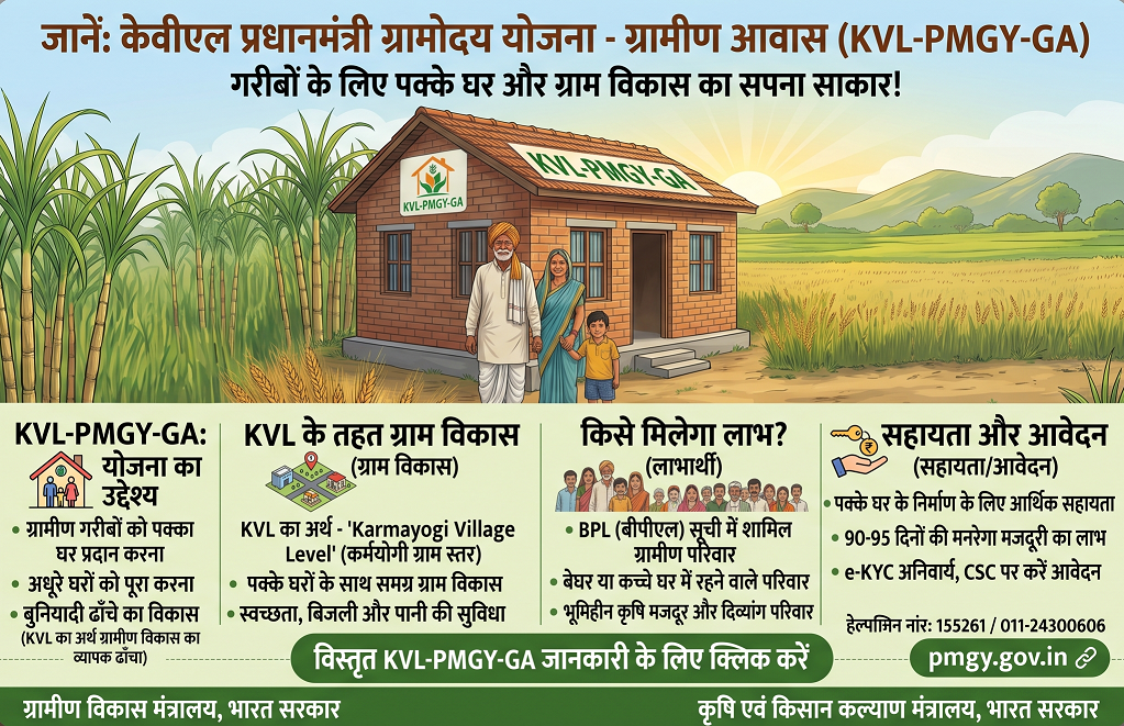 प्रधानमंत्री ग्रामोदय योजना - ग्रामीण आवास (PMGY - Gramin Awaas / PMGY-GA)