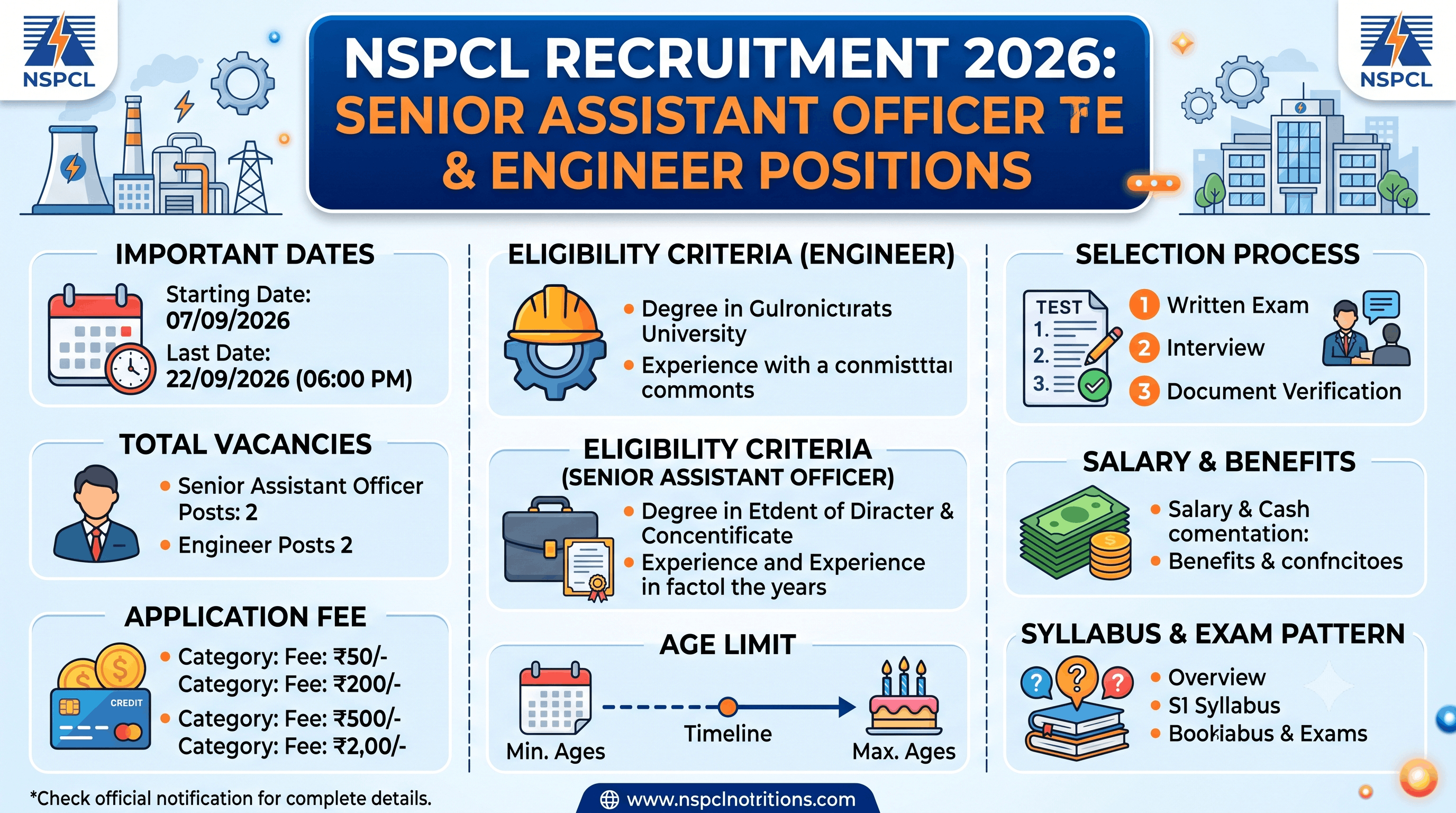 NSPCL Senior Assistant Officer / Engineer Vacancy 2026